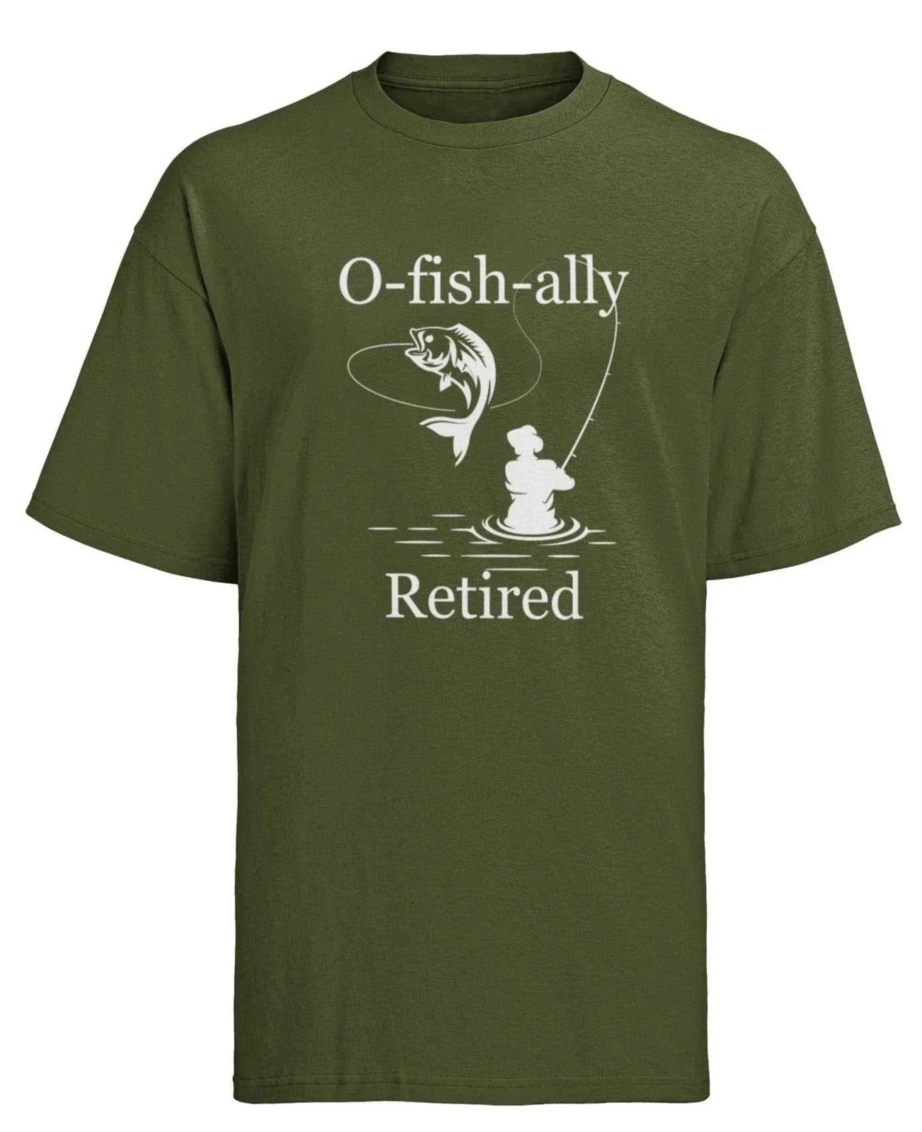 Retirement Gift For Fisherman Angler O-Fish-Ally Retired Funny Novelty Fun Idea Unisex T-shirt, Sweatshirt, Hoodie, Long Sleeve Tee - T-Shirt, Sweatshirt, Hoodie
