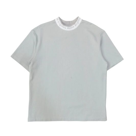 Acne Studios Logo Collar T-Shirt Pale Grey  XXS Unisex T-shirt, Sweatshirt, Hoodie, Long Sleeve Tee - T-Shirt, Sweatshirt, Hoodie