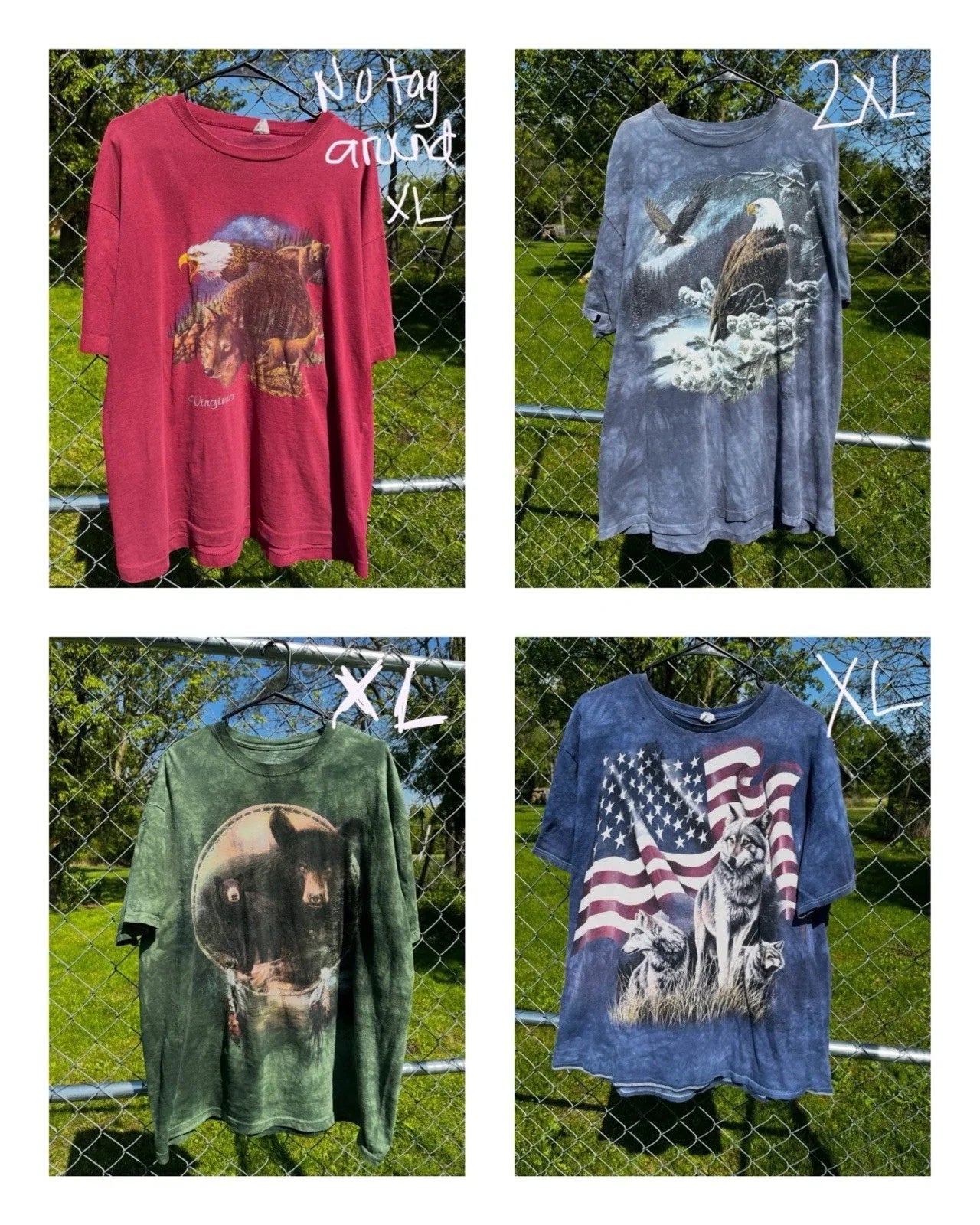 The Mountain Vintage shirts lot of 4 size xl-xxl Unisex T-shirt, Sweatshirt, Hoodie, Long Sleeve Tee - T-Shirt, Sweatshirt, Hoodie