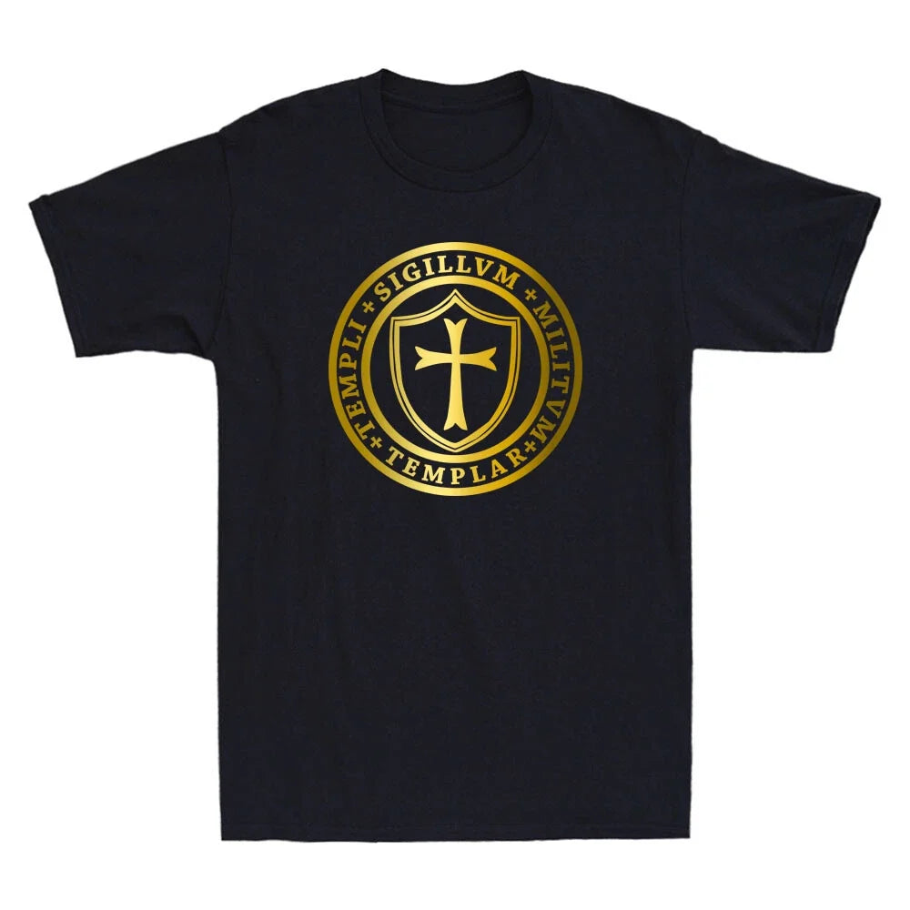 Knights Templar Cross, Seal of Soldiers Logo Novelty Men's Short Sleeve T-Shirt Unisex T-shirt, Sweatshirt, Hoodie, Long Sleeve Tee - T-Shirt, Sweatshirt, Hoodie