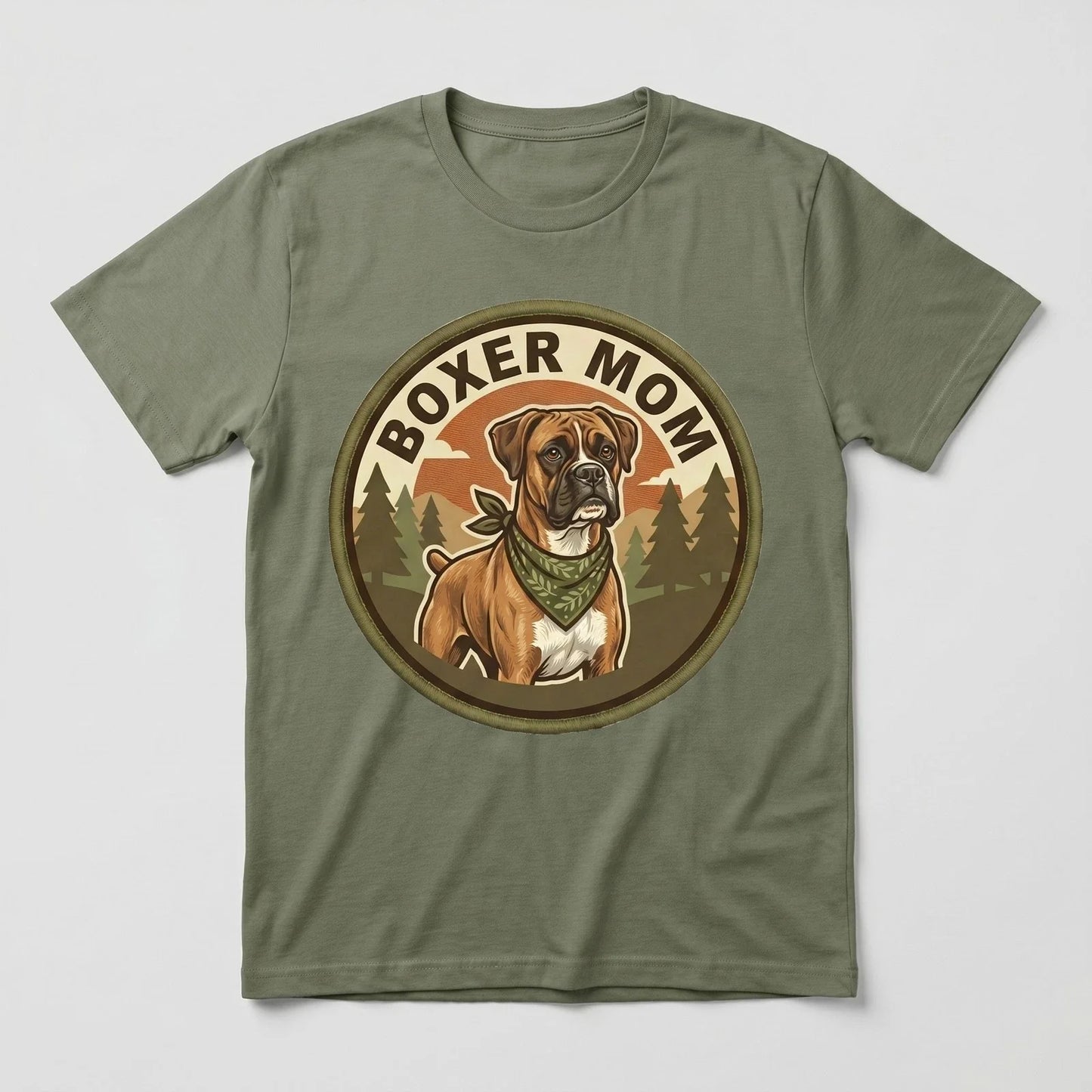 Boxer Mom T-Shirt Boxer Dog Gift Women Graphic Tee Mothers Day Vintage Cute Unisex T-shirt, Sweatshirt, Hoodie, Long Sleeve Tee - T-Shirt, Sweatshirt, Hoodie