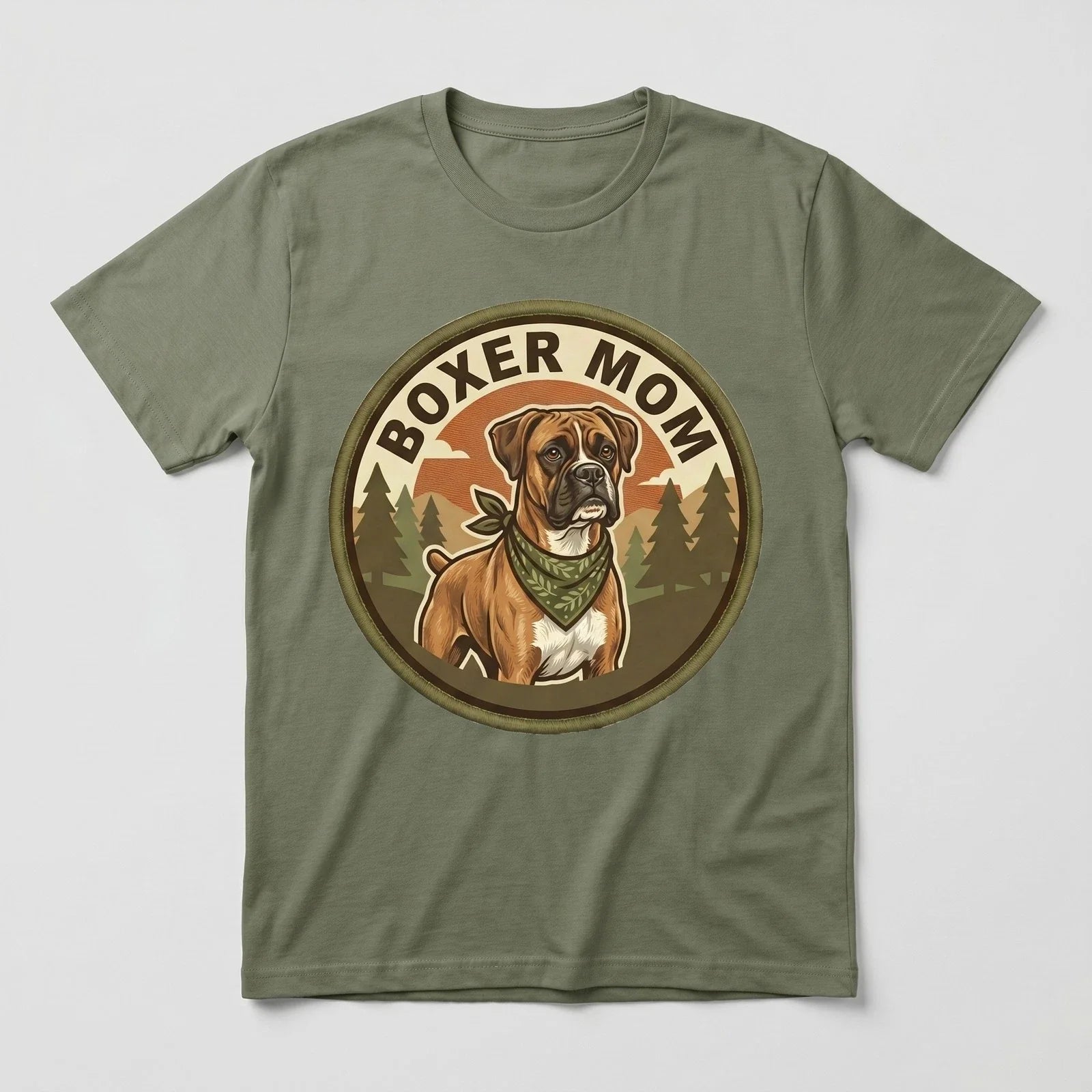 Boxer Mom T-Shirt Boxer Dog Gift Women Graphic Tee Mothers Day Vintage Cute Unisex T-shirt, Sweatshirt, Hoodie, Long Sleeve Tee - T-Shirt, Sweatshirt, Hoodie