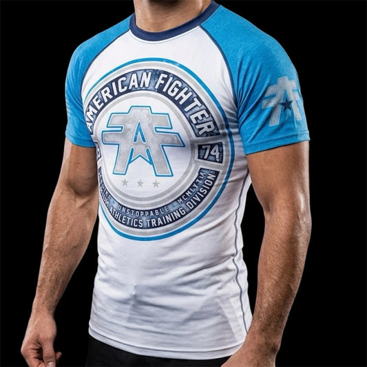 AMERICAN FIGHTER White CUMBERLAND Athletic Graphic T-shirt NWT Unisex T-shirt, Sweatshirt, Hoodie, Long Sleeve Tee - T-Shirt, Sweatshirt, Hoodie