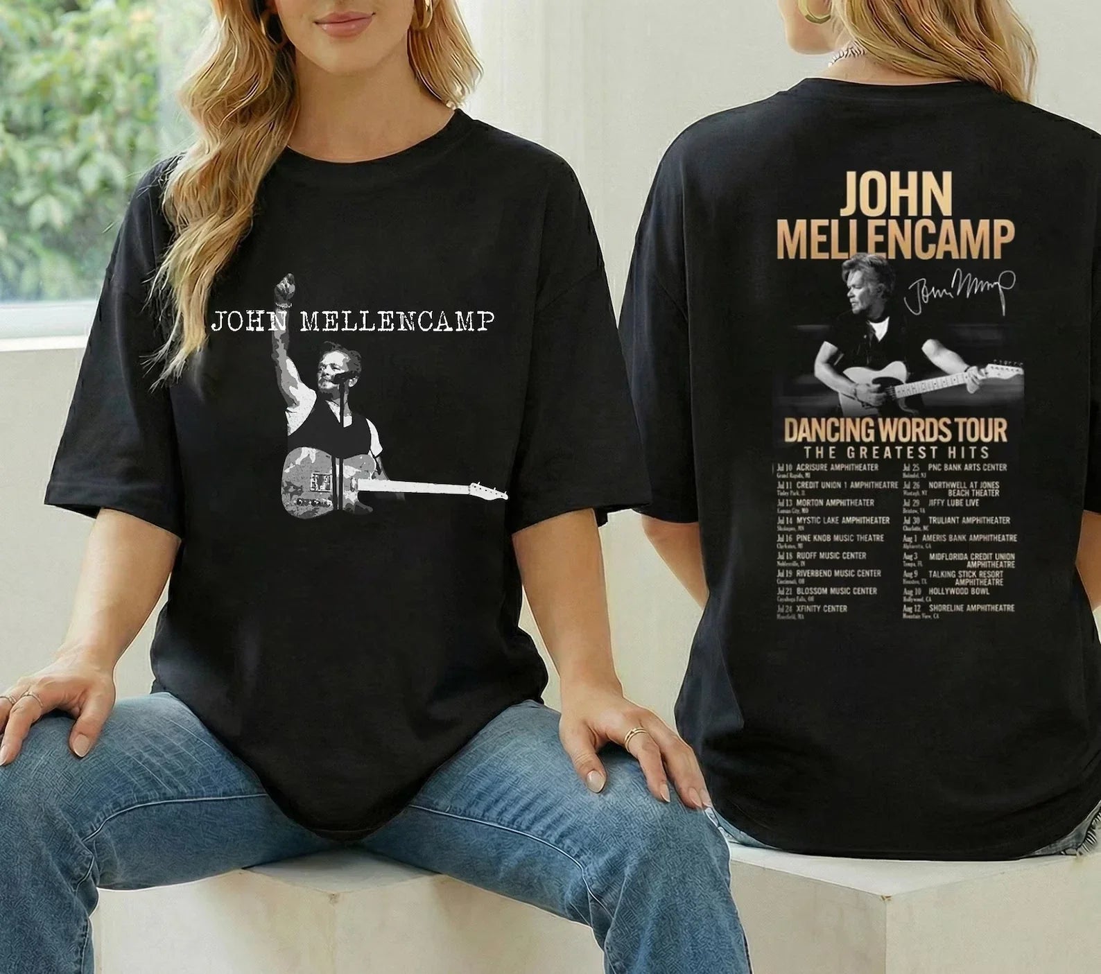 Heartland Rock Concert Tour 2026 Style T Shirt Retro Music Tee Unisex T-shirt, Sweatshirt, Hoodie, Long Sleeve Tee - T-Shirt, Sweatshirt, Hoodie
