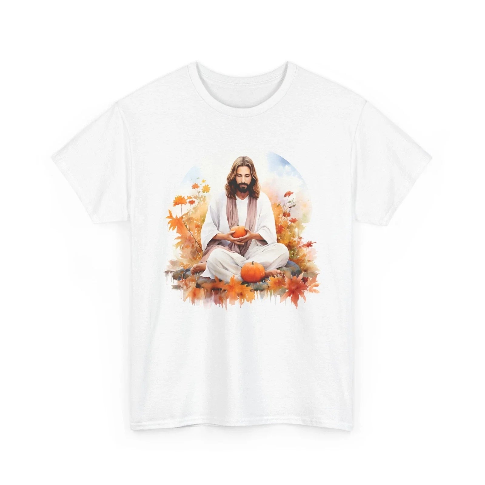 Fall Aesthetic Shirt | Autumn Leaves Pumpkin Shirt | Fall For Jesus Christ Shirt Unisex T-shirt, Sweatshirt, Hoodie, Long Sleeve Tee - T-Shirt, Sweatshirt, Hoodie