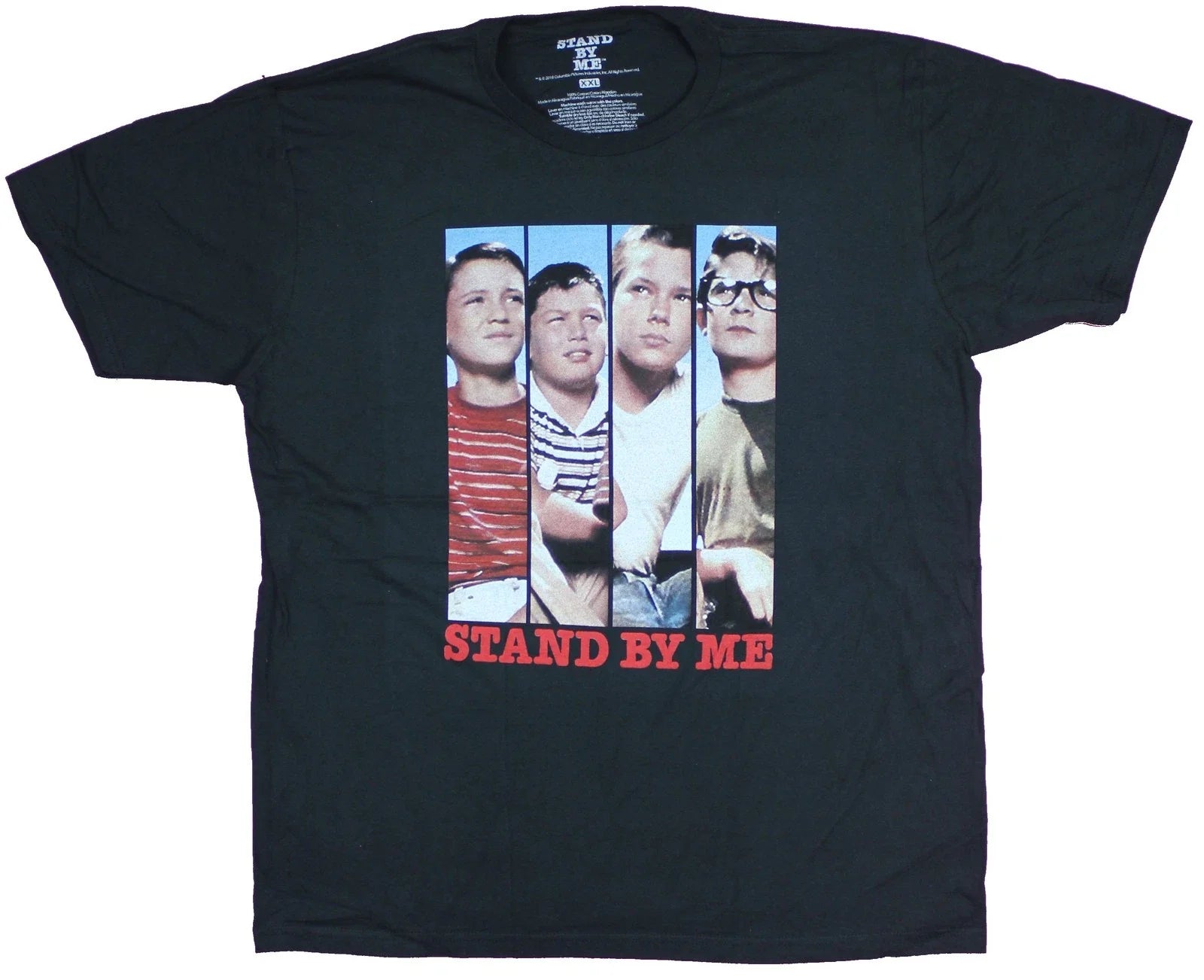 Stand By Me Adult New T-Shirt  - Cast Panels Collage Pic Unisex T-shirt, Sweatshirt, Hoodie, Long Sleeve Tee - T-Shirt, Sweatshirt, Hoodie