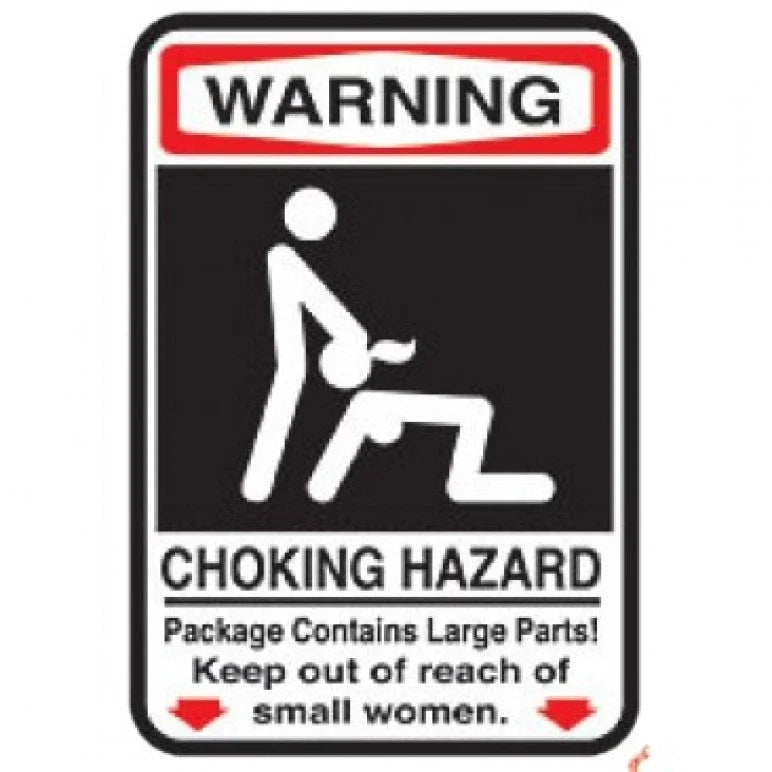 Warning Choking Hazard Large Parts Funny T Shirt M to 6XL Unisex T-shirt, Sweatshirt, Hoodie, Long Sleeve Tee - T-Shirt, Sweatshirt, Hoodie