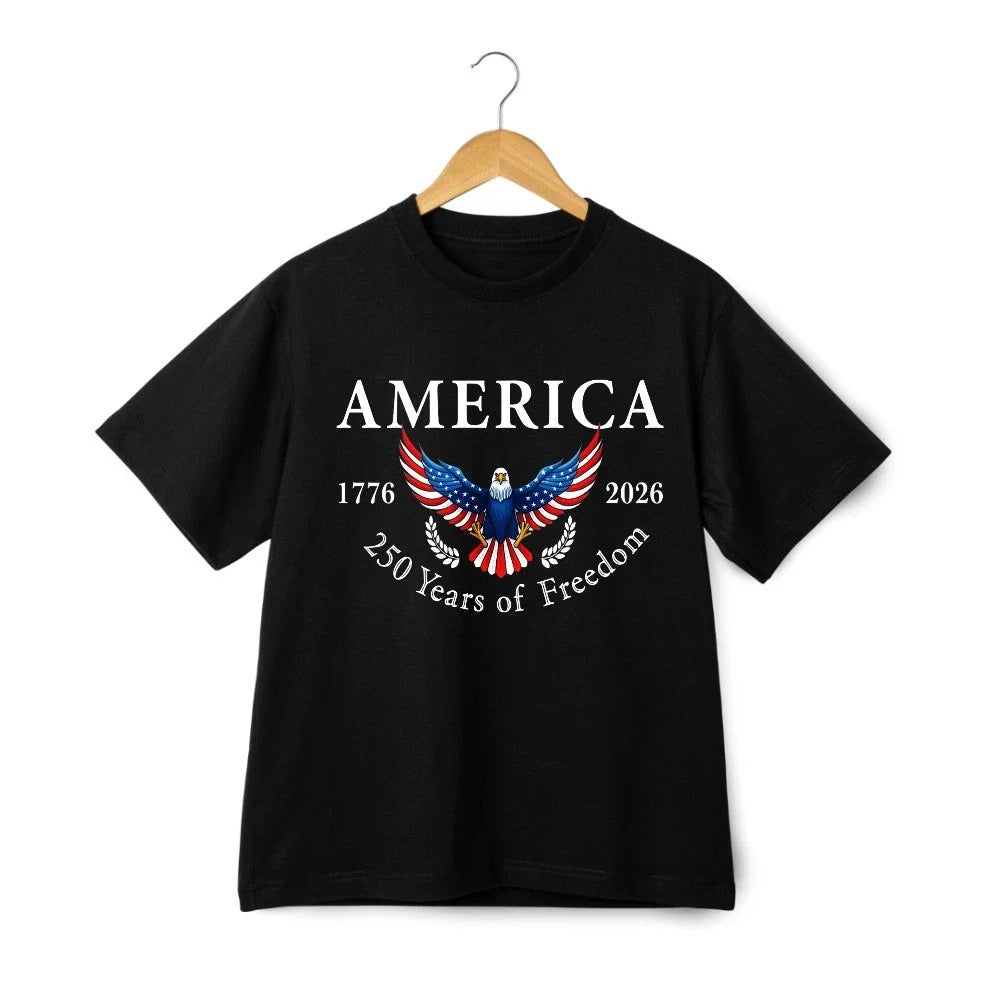 Veterans Washed T-Shirt America 250 Years of Freedom Eagle Military Tribute Tee Unisex T-shirt, Sweatshirt, Hoodie, Long Sleeve Tee - T-Shirt, Sweatshirt, Hoodie