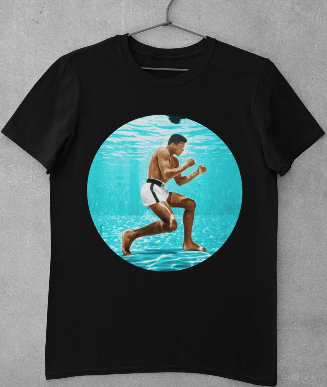 Mohammad Ali Underwater Shirt Unisex T-shirt, Sweatshirt, Hoodie, Long Sleeve Tee - T-Shirt, Sweatshirt, Hoodie