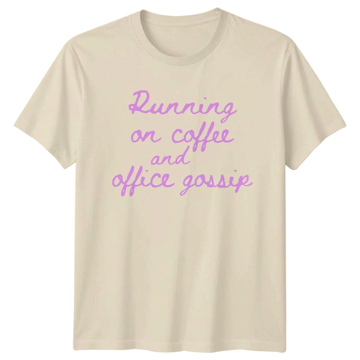 Running On Coffee And Office Womens T-Shirt Office Humor Birthday Gift For Her Unisex T-shirt, Sweatshirt, Hoodie, Long Sleeve Tee - T-Shirt, Sweatshirt, Hoodie