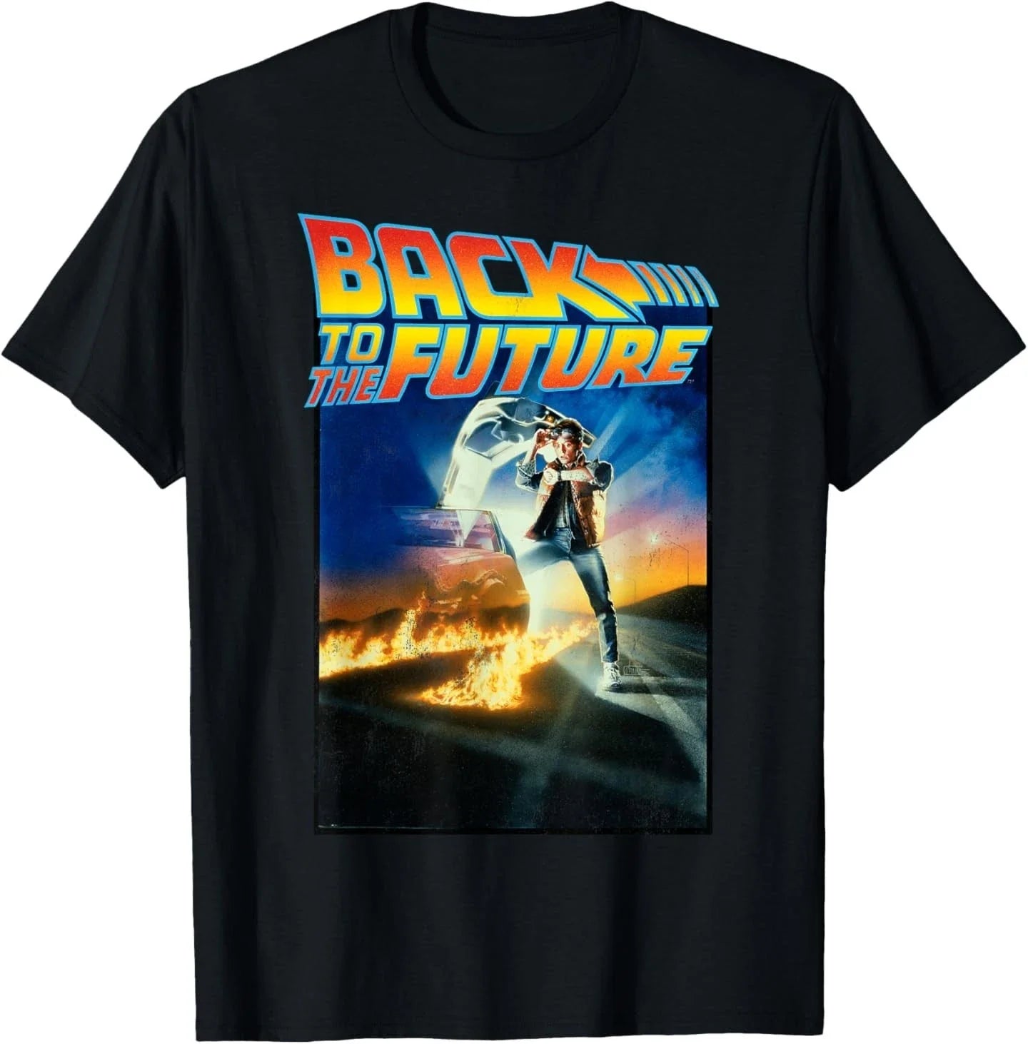 Back to The Future Movie Poster Classic T-Shirt Unisex T-shirt, Sweatshirt, Hoodie, Long Sleeve Tee - T-Shirt, Sweatshirt, Hoodie