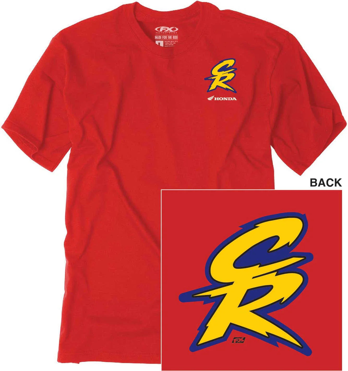Factory Effex Honda Retro CR T-Shirt  - Mens Tee Unisex T-shirt, Sweatshirt, Hoodie, Long Sleeve Tee - T-Shirt, Sweatshirt, Hoodie
