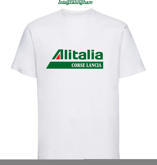 ALITALIA T SHIRT Corse Lancia, brand new good quality. Our original design Unisex T-shirt, Sweatshirt, Hoodie, Long Sleeve Tee - T-Shirt, Sweatshirt, Hoodie