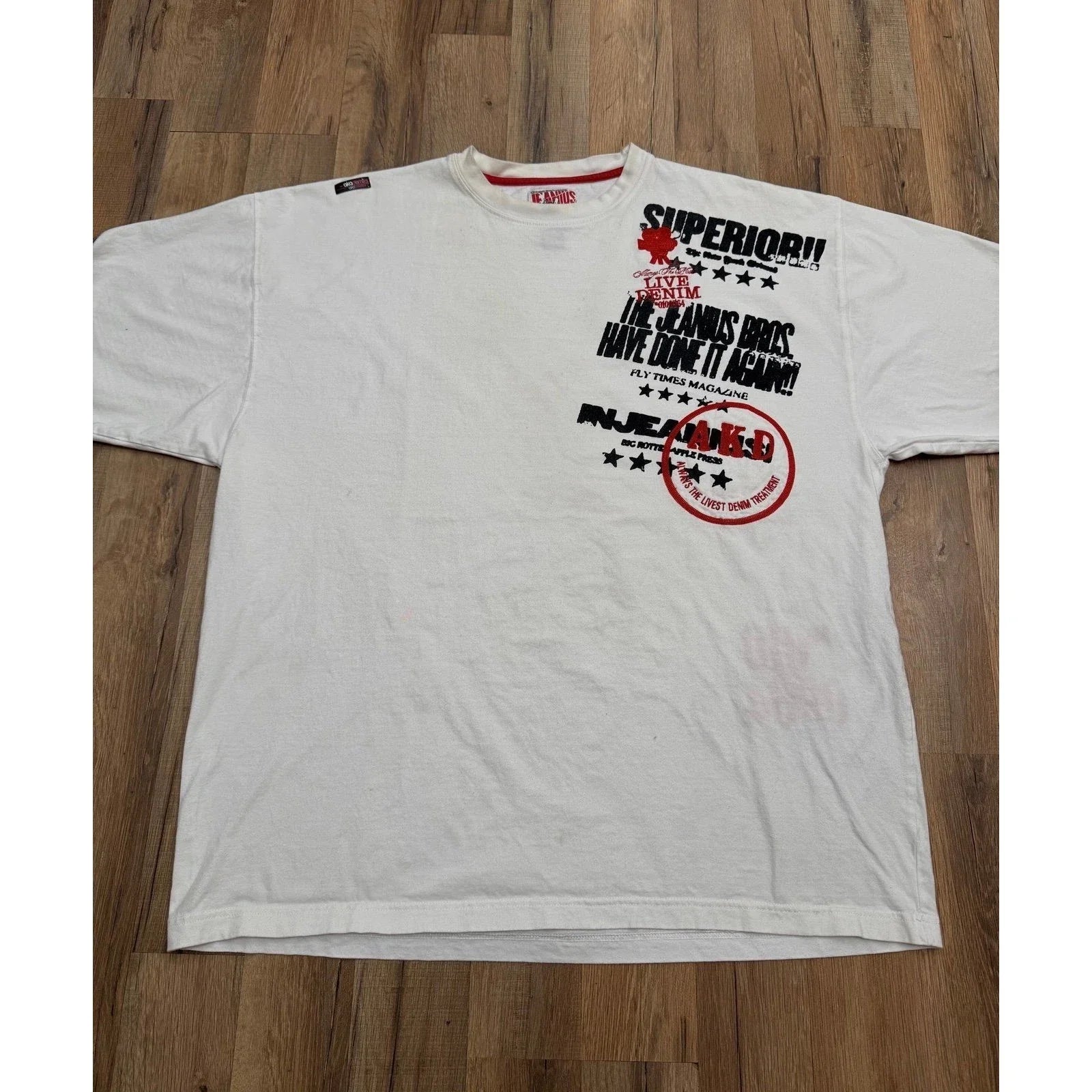 Akademiks 3XL Graphic T Shirt White Y2K Baggy Streetwear Tee Unisex T-shirt, Sweatshirt, Hoodie, Long Sleeve Tee - T-Shirt, Sweatshirt, Hoodie