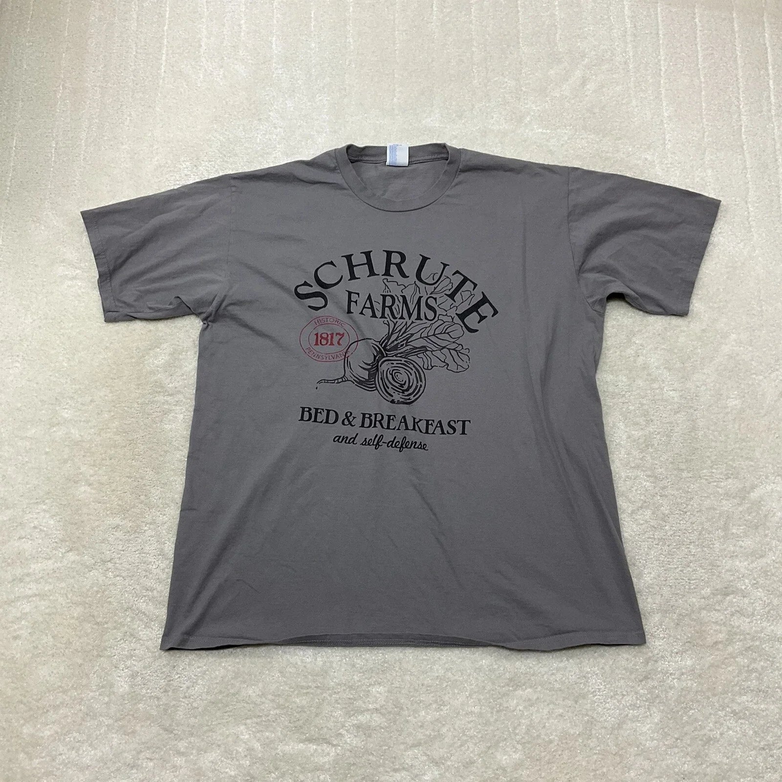 The Office Size XL Schrute Farms Bed And Breakfast And Self Defense T-Shirt Unisex T-shirt, Sweatshirt, Hoodie, Long Sleeve Tee - T-Shirt, Sweatshirt, Hoodie