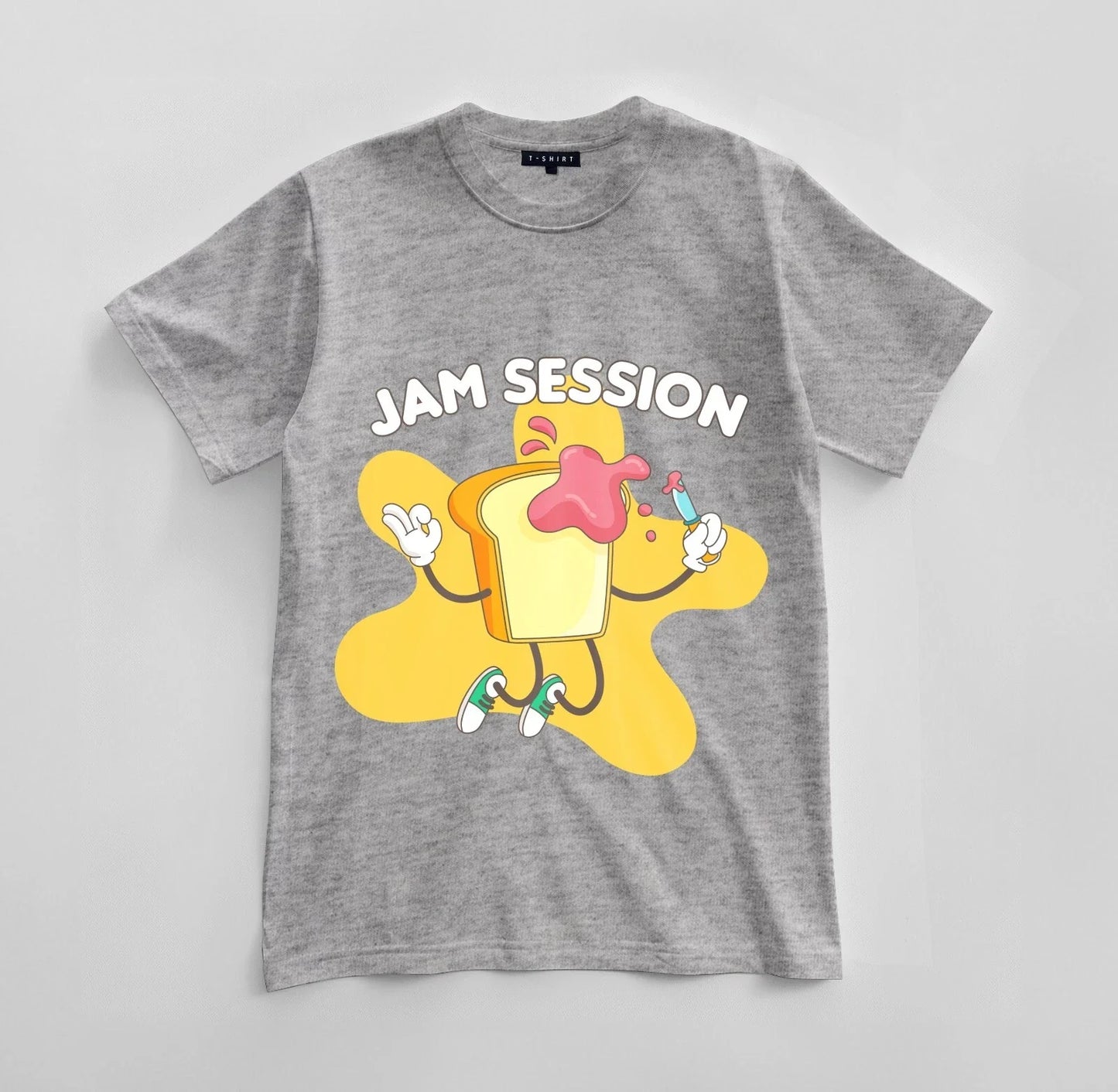 Custom Jam Session Vibes Graphic T-shirt Design Unisex Jersey Short Sleeve Tee sports jersey product view 1