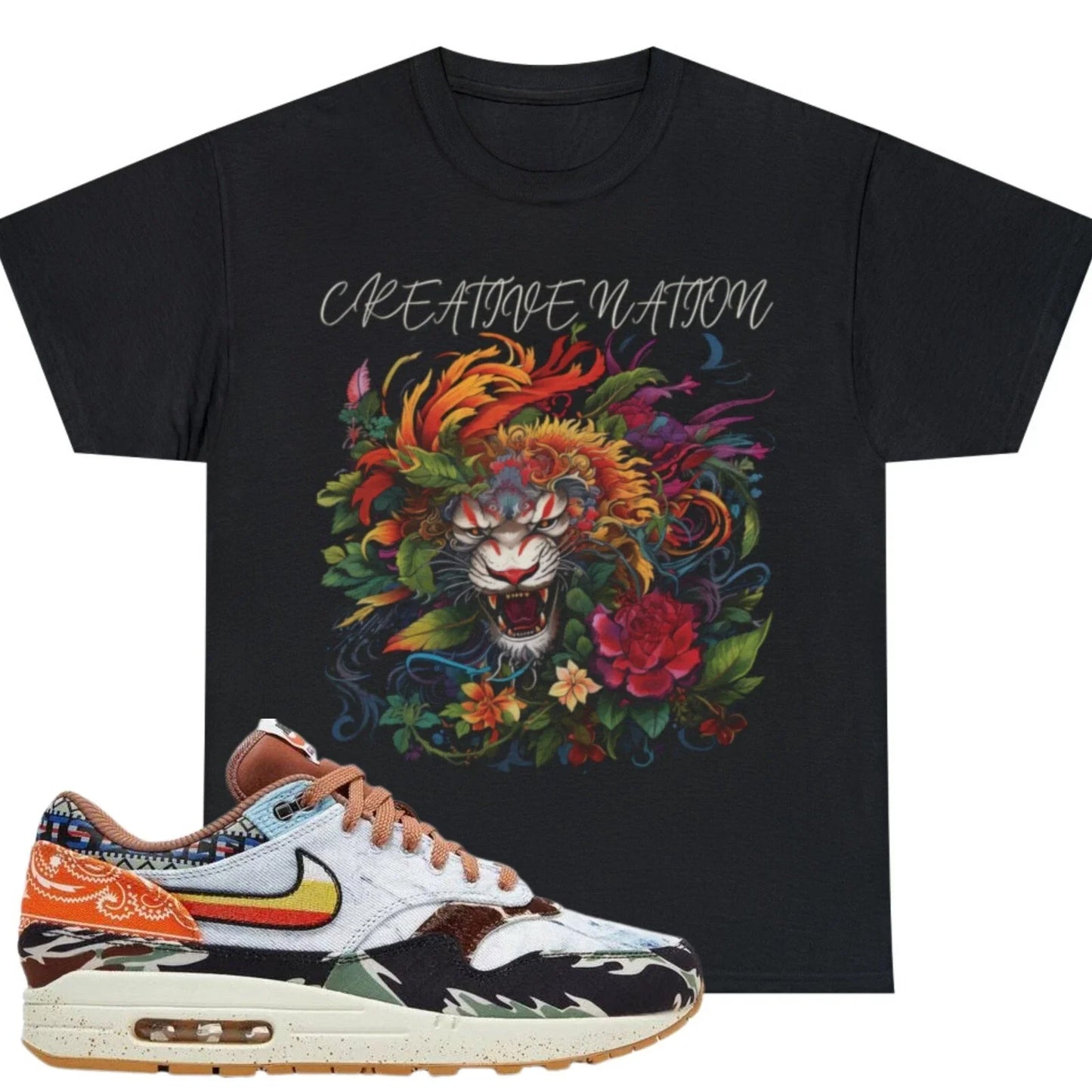 Shirt To Match Unisex Tee Lion Shirt Sneaker Shirt Unisex T-shirt, Sweatshirt, Hoodie, Long Sleeve Tee - T-Shirt, Sweatshirt, Hoodie
