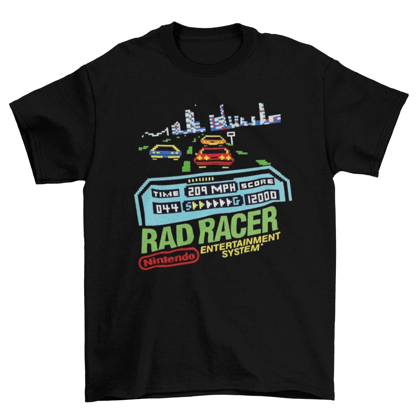 Rad Racer T-Shirt Unisex Adult Funny Sizes Gamer NES Racing Video Game New Unisex T-shirt, Sweatshirt, Hoodie, Long Sleeve Tee - T-Shirt, Sweatshirt, Hoodie