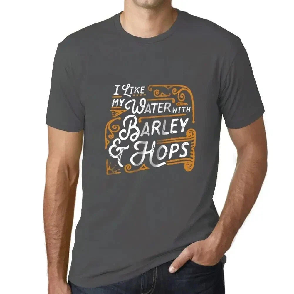 Men's Graphic I Like My Beer Love Water With Barley - Adult & Kids T-Shirts, Sweatshirts & Hoodies apparel design preview 1