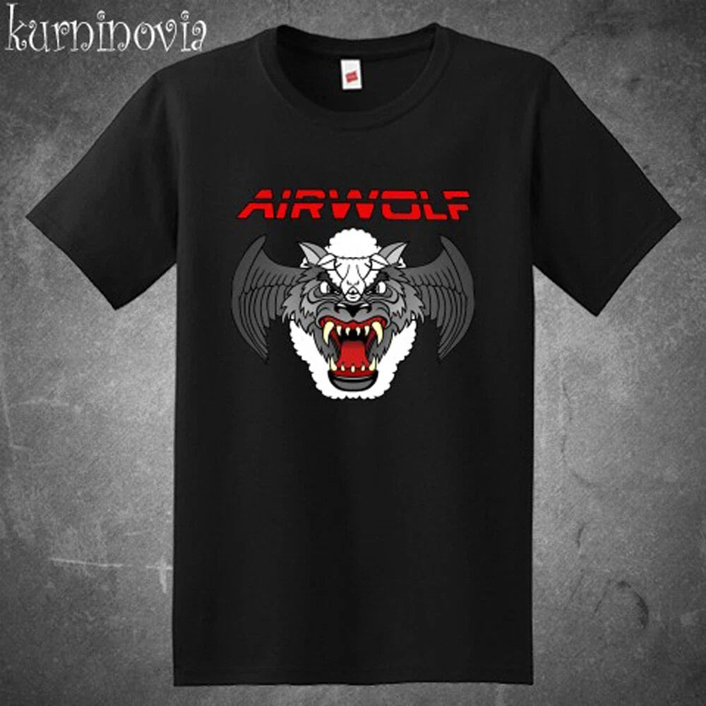 Airwolf Action TV Series Retro Men's Black Size S to 5XL Unisex T-shirt, Sweatshirt, Hoodie, Long Sleeve Tee - T-Shirt, Sweatshirt, Hoodie