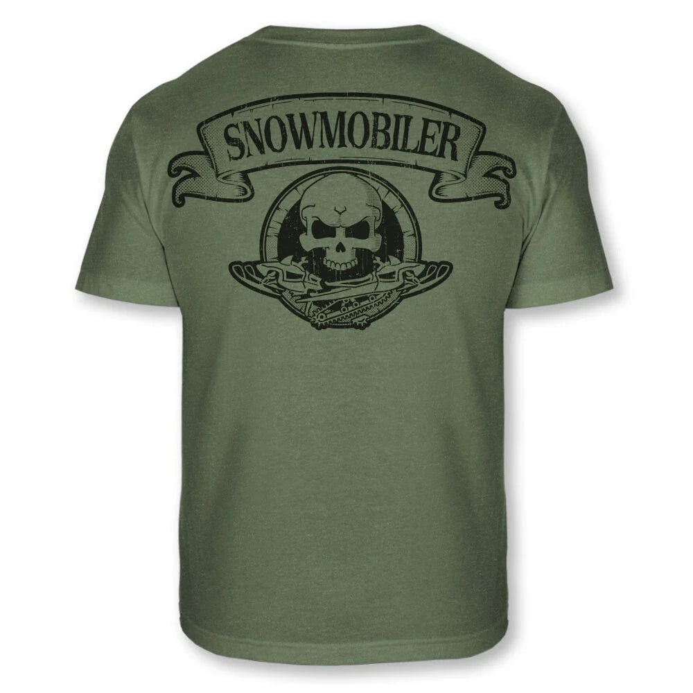 Snowmobile Skull Crossbones T-Shirt - Snowmobiling Sport Soft Blend Tee - A95 Unisex T-shirt, Sweatshirt, Hoodie, Long Sleeve Tee - T-Shirt, Sweatshirt, Hoodie