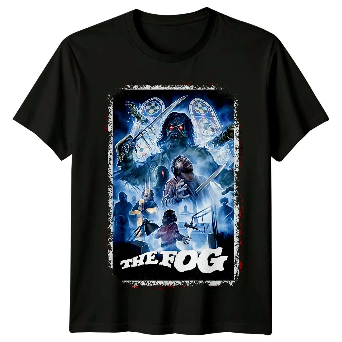 The Fog (1980) Movie Poster Inspired T-Shirt Retro 80s Tee Unisex Unisex T-shirt, Sweatshirt, Hoodie, Long Sleeve Tee - T-Shirt, Sweatshirt, Hoodie