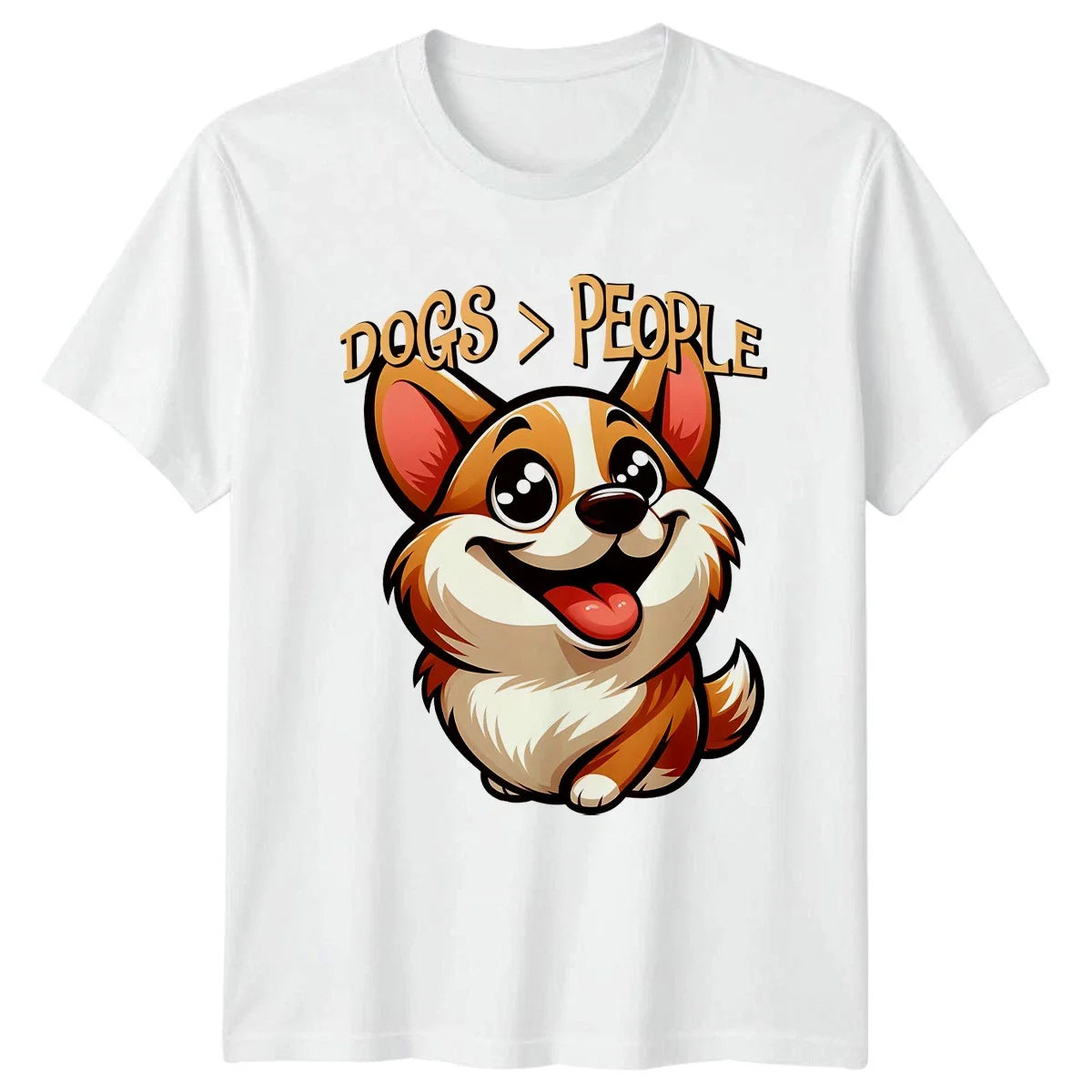 Dogs Greater Than People Unisex T-Shirt Corgi Lover Birthday Gift For Him Unisex T-shirt, Sweatshirt, Hoodie, Long Sleeve Tee - T-Shirt, Sweatshirt, Hoodie