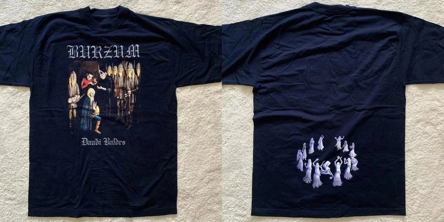 NEW 1997 90s 1BURZUM Balders Dod Daudi Baldrs T-Shirt Mayhem Reprint Unisex T-shirt, Sweatshirt, Hoodie, Long Sleeve Tee - T-Shirt, Sweatshirt, Hoodie