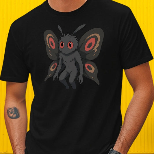 Anime Mothman T-Shirt - Kawaii Style Kryptid, Funny Nerd Shirt, Gift Idea Unisex T-shirt, Sweatshirt, Hoodie, Long Sleeve Tee - T-Shirt, Sweatshirt, Hoodie