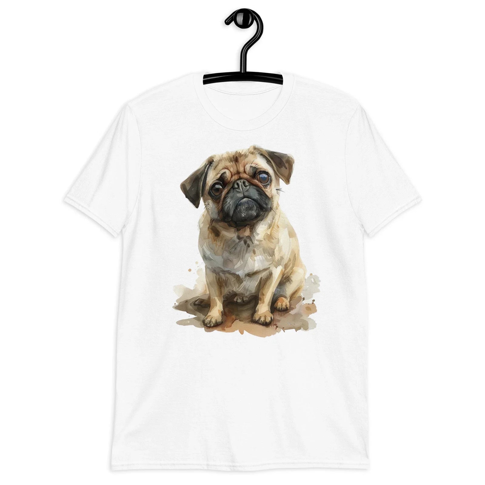 Cute Pug Dog Graphic Short-Sleeve Unisex T-Shirt | Trendy Pet Lover Tee Unisex T-shirt, Sweatshirt, Hoodie, Long Sleeve Tee - T-Shirt, Sweatshirt, Hoodie