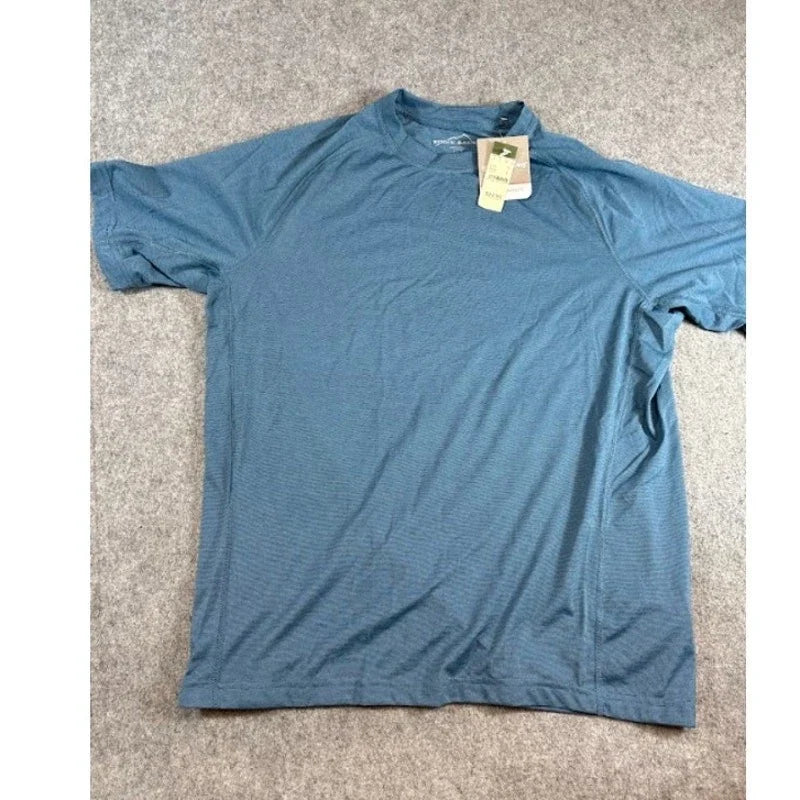 Eddie Bauer Performance Tee Shirt Mens L Blue Athleisure Outdoors Minimalist NWT Unisex T-shirt, Sweatshirt, Hoodie, Long Sleeve Tee - T-Shirt, Sweatshirt, Hoodie