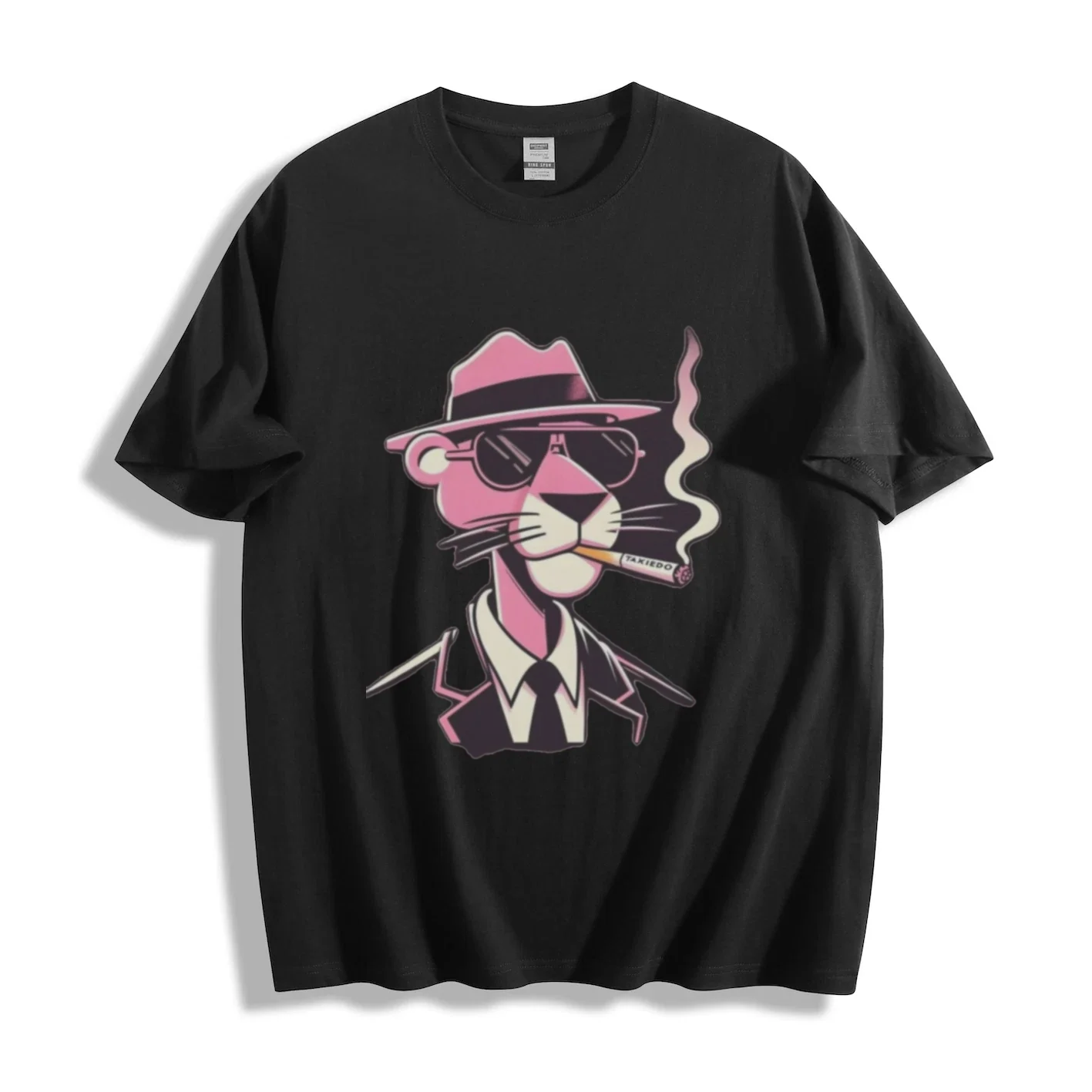 Cool Pink Panther Suit & Cigar Graphic T-Shirt Unisex T-shirt, Sweatshirt, Hoodie, Long Sleeve Tee - T-Shirt, Sweatshirt, Hoodie