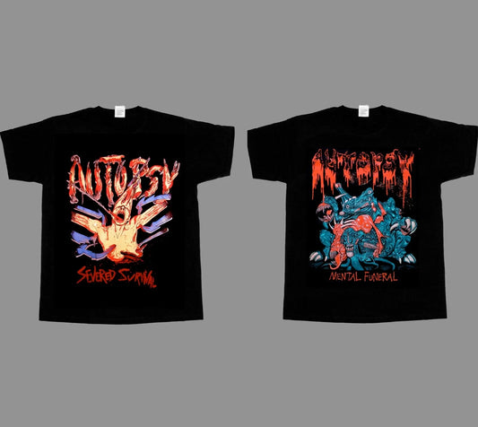 AUTOPSY MENTAL FUNERAL SEVERED SURVIVAL NEW BLACK SHORT/LONG SLEEVE T-SHIRT 5XL Unisex T-shirt, Sweatshirt, Hoodie, Long Sleeve Tee - T-Shirt, Sweatshirt, Hoodie