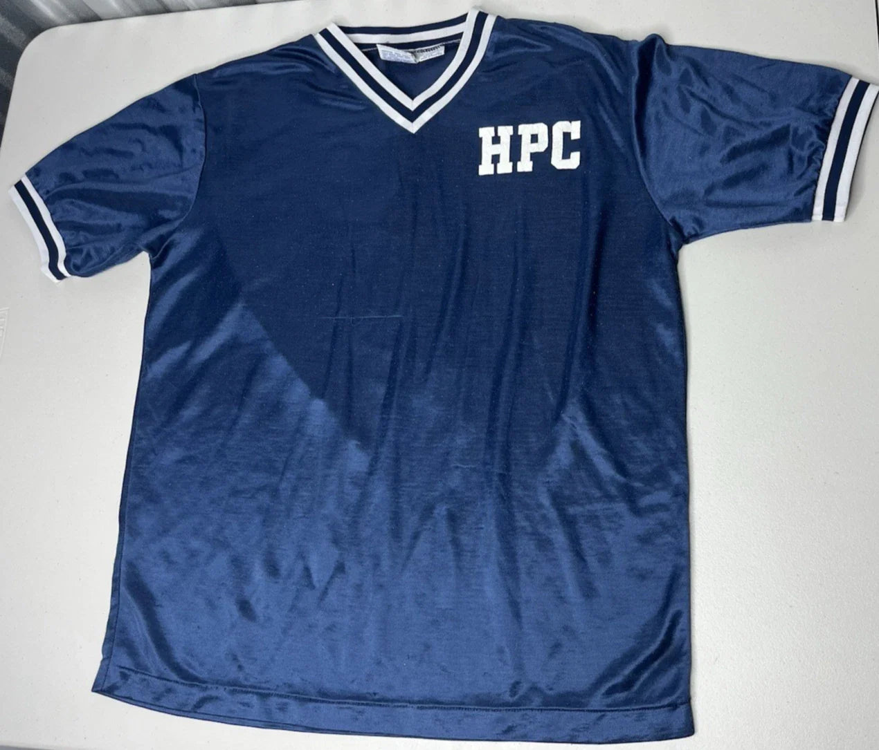 Union Jacks Retro HPC Jersey Blue Soccer-Style Shirt Top Adult Large Poly-Coton Unisex T-shirt, Sweatshirt, Hoodie, Long Sleeve Tee - T-Shirt, Sweatshirt, Hoodie