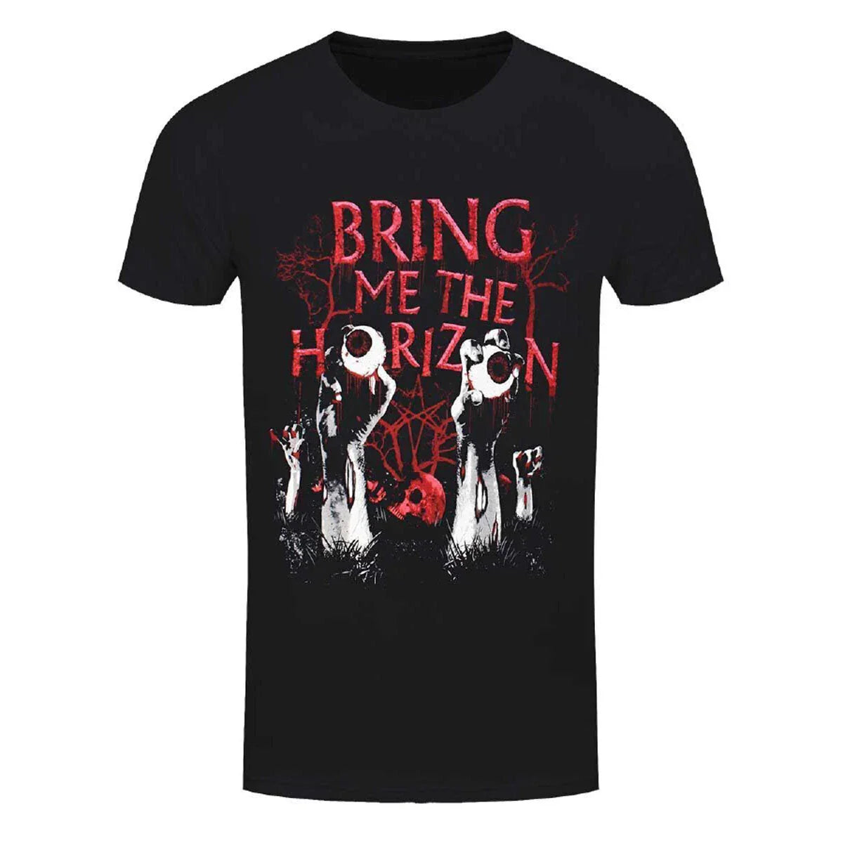 Bring Me The Horizon T-Shirt BMTH Graveyard Eyes Band Official New Black Unisex T-shirt, Sweatshirt, Hoodie, Long Sleeve Tee - T-Shirt, Sweatshirt, Hoodie