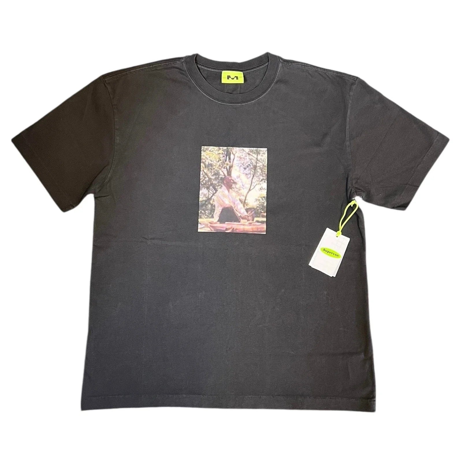 Supervsn Inside Out Kobe Bryant Graphic T-Shirt Charcoal Black Photo Print Sz M Unisex T-shirt, Sweatshirt, Hoodie, Long Sleeve Tee - T-Shirt, Sweatshirt, Hoodie