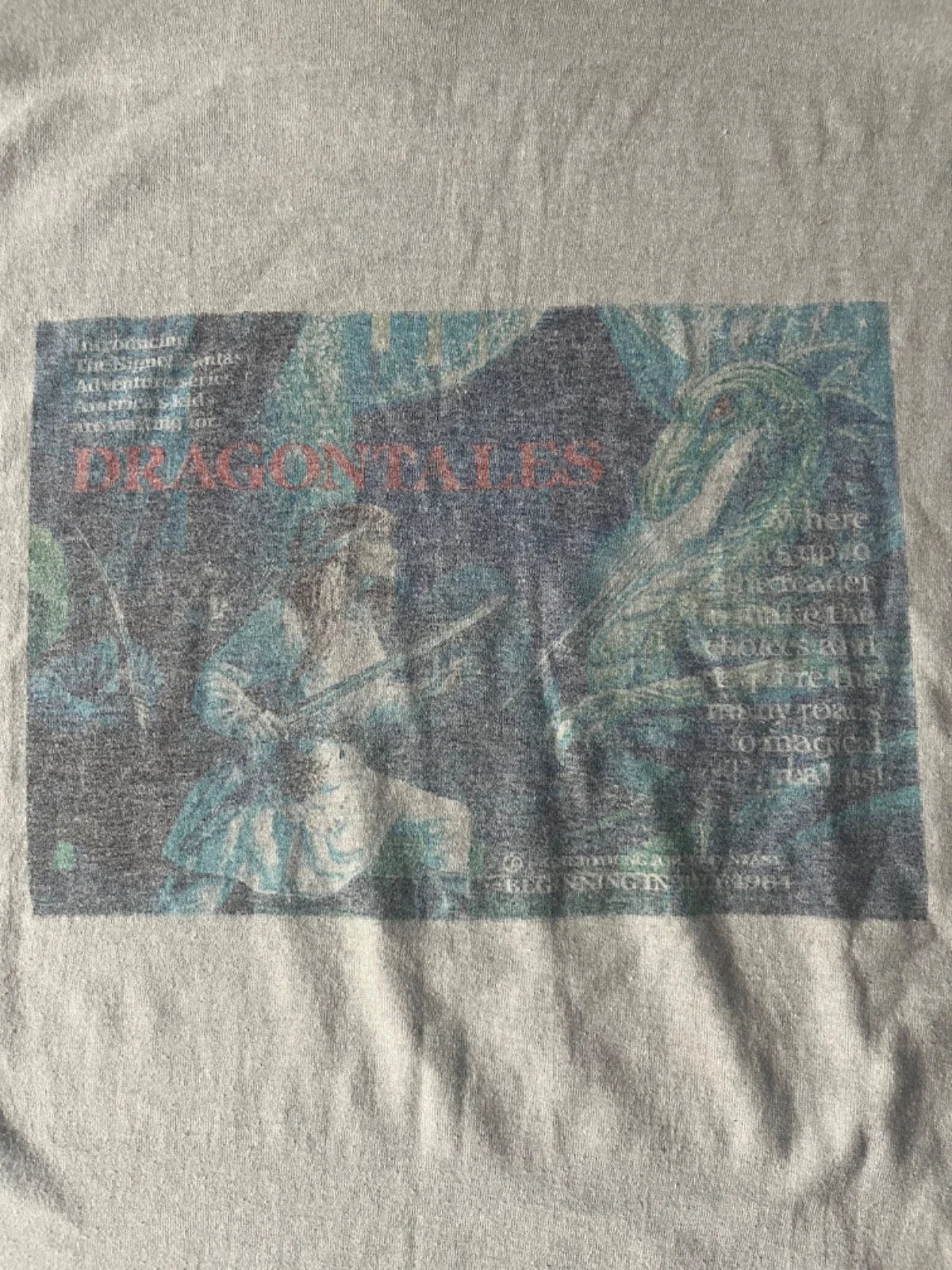 Vtg 1984 Dragontales Book 1 Sword Daughters Quest Promo T Shirt XL  80s GRAIL!!! Unisex T-shirt, Sweatshirt, Hoodie, Long Sleeve Tee - T-Shirt, Sweatshirt, Hoodie