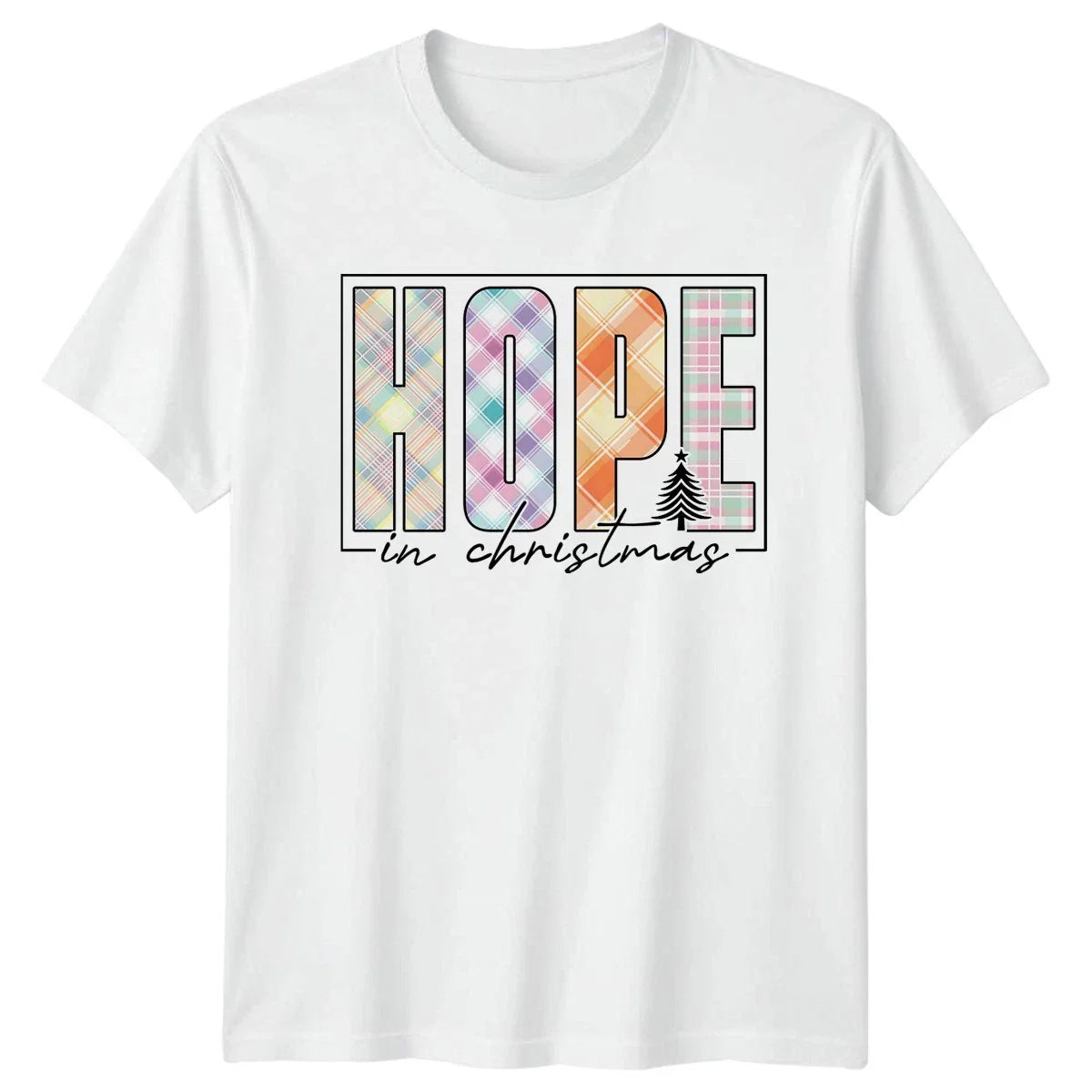 Hope In Christmas T-Shirt Religious Holiday Festive Gift For Him And Her Unisex T-shirt, Sweatshirt, Hoodie, Long Sleeve Tee - T-Shirt, Sweatshirt, Hoodie