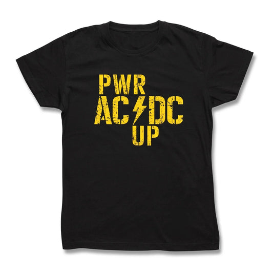 ACDC T-Shirt - 100% cotton - round neck short sleeve - POWER UP tour must have Unisex T-shirt, Sweatshirt, Hoodie, Long Sleeve Tee - T-Shirt, Sweatshirt, Hoodie