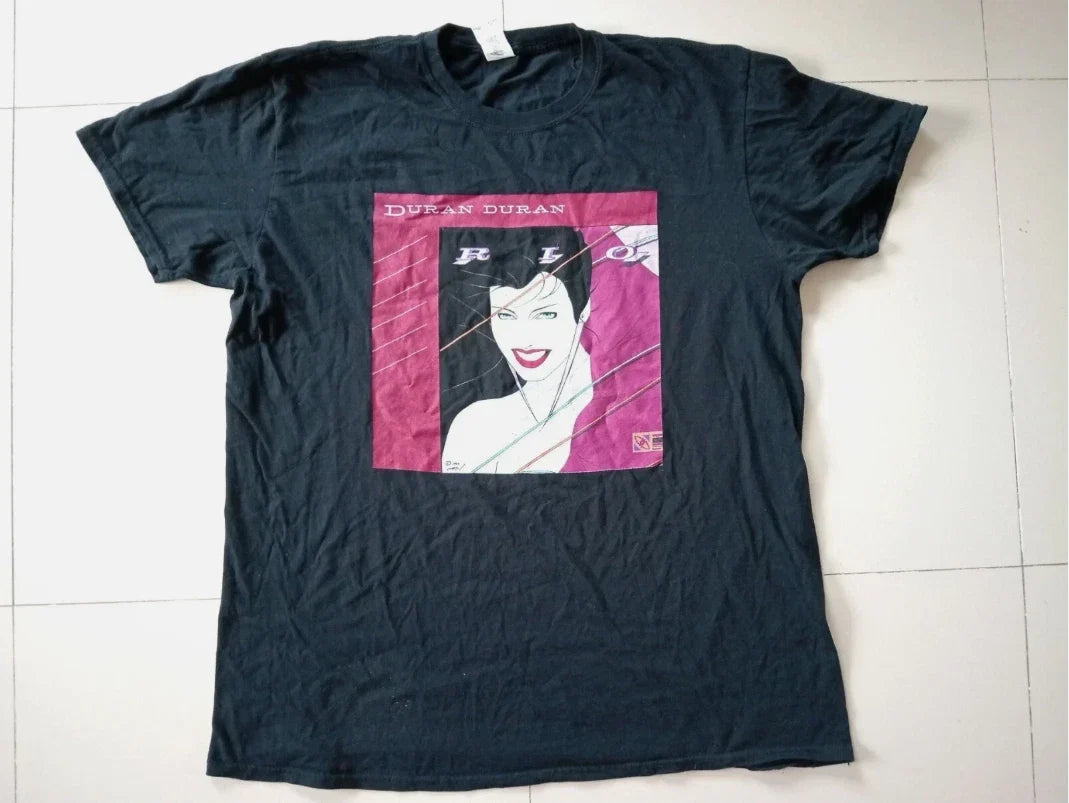 Hot New Duran Duran Band Rio Rock Band Black S to 5XL Shirt Unisex T-shirt, Sweatshirt, Hoodie, Long Sleeve Tee - T-Shirt, Sweatshirt, Hoodie
