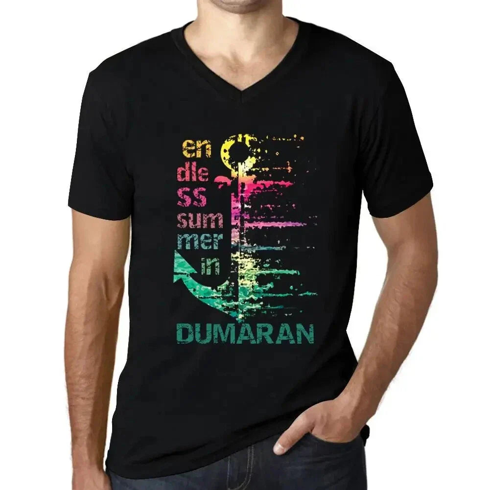 Men's Graphic T-Shirt V Neck Endless Summer In Dumaran Eco-Friendly Limited Unisex T-shirt, Sweatshirt, Hoodie, Long Sleeve Tee - T-Shirt, Sweatshirt, Hoodie