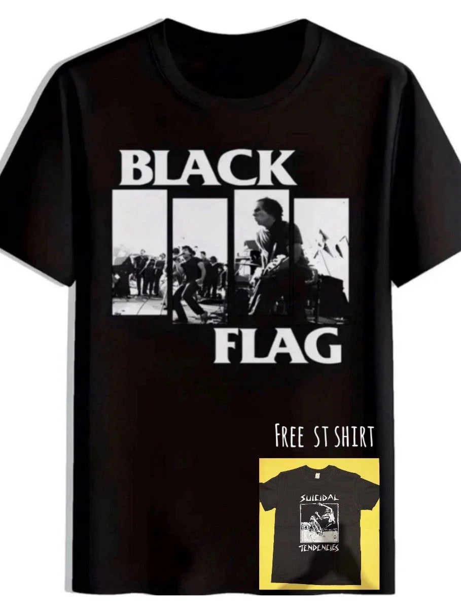 BLACK FLAG T SHIRT - BUY 1 AND GET A FREE ST  T-SHIRT - BRAND NEW SHIPS FREE Unisex T-shirt, Sweatshirt, Hoodie, Long Sleeve Tee - T-Shirt, Sweatshirt, Hoodie