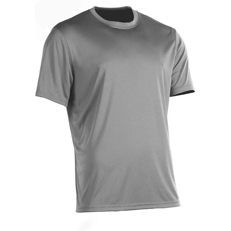 Champion Tactical TAC22 Men's Short Sleeve Double Dry T-Shirt, Stone Gray, Small Unisex T-shirt, Sweatshirt, Hoodie, Long Sleeve Tee - T-Shirt, Sweatshirt, Hoodie