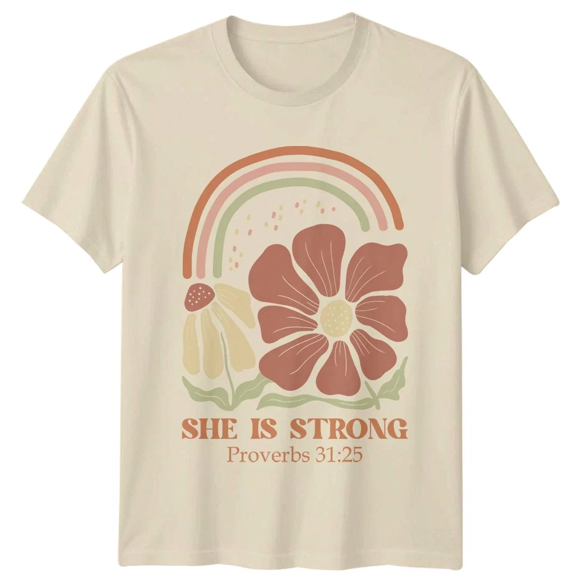 She Is Strong Womens T-Shirt Christian Faith Mothers Day Gift For Her Unisex T-shirt, Sweatshirt, Hoodie, Long Sleeve Tee - T-Shirt, Sweatshirt, Hoodie