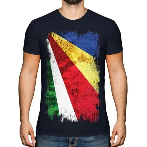 SEYCHELLES GRUNGE FLAG MENS T-SHIRT TEE TOP SESEL SEYCHELLOIS GIFT SHIRT Unisex T-shirt, Sweatshirt, Hoodie, Long Sleeve Tee - T-Shirt, Sweatshirt, Hoodie