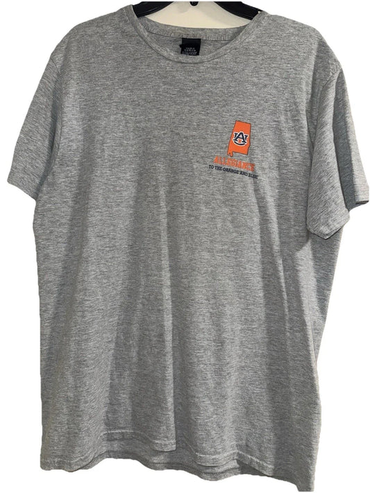 Auburn Tigers T-Shirt Men's XL Gray Allegiance Orange & Blue Graphic Short Slv Unisex T-shirt, Sweatshirt, Hoodie, Long Sleeve Tee - T-Shirt, Sweatshirt, Hoodie