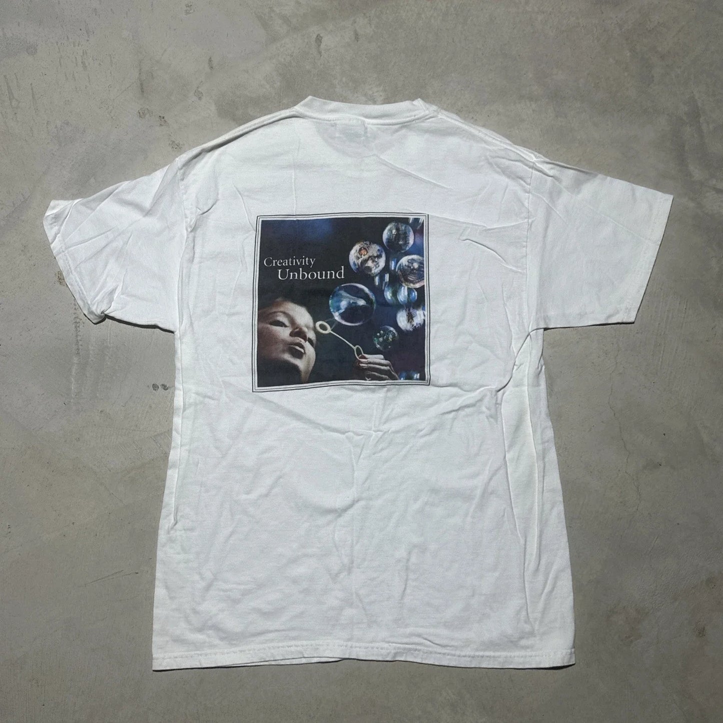 RARE Vintage Adobe Creativity Software T Shirt SZ L Music Promo Y2K Art Coding Unisex T-shirt, Sweatshirt, Hoodie, Long Sleeve Tee - T-Shirt, Sweatshirt, Hoodie