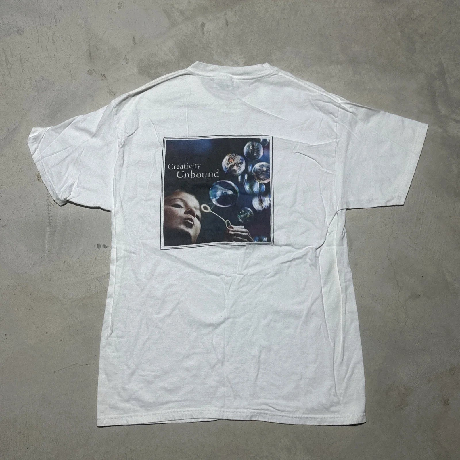 RARE Vintage Adobe Creativity Software T Shirt SZ L Music Promo Y2K Art Coding Unisex T-shirt, Sweatshirt, Hoodie, Long Sleeve Tee - T-Shirt, Sweatshirt, Hoodie