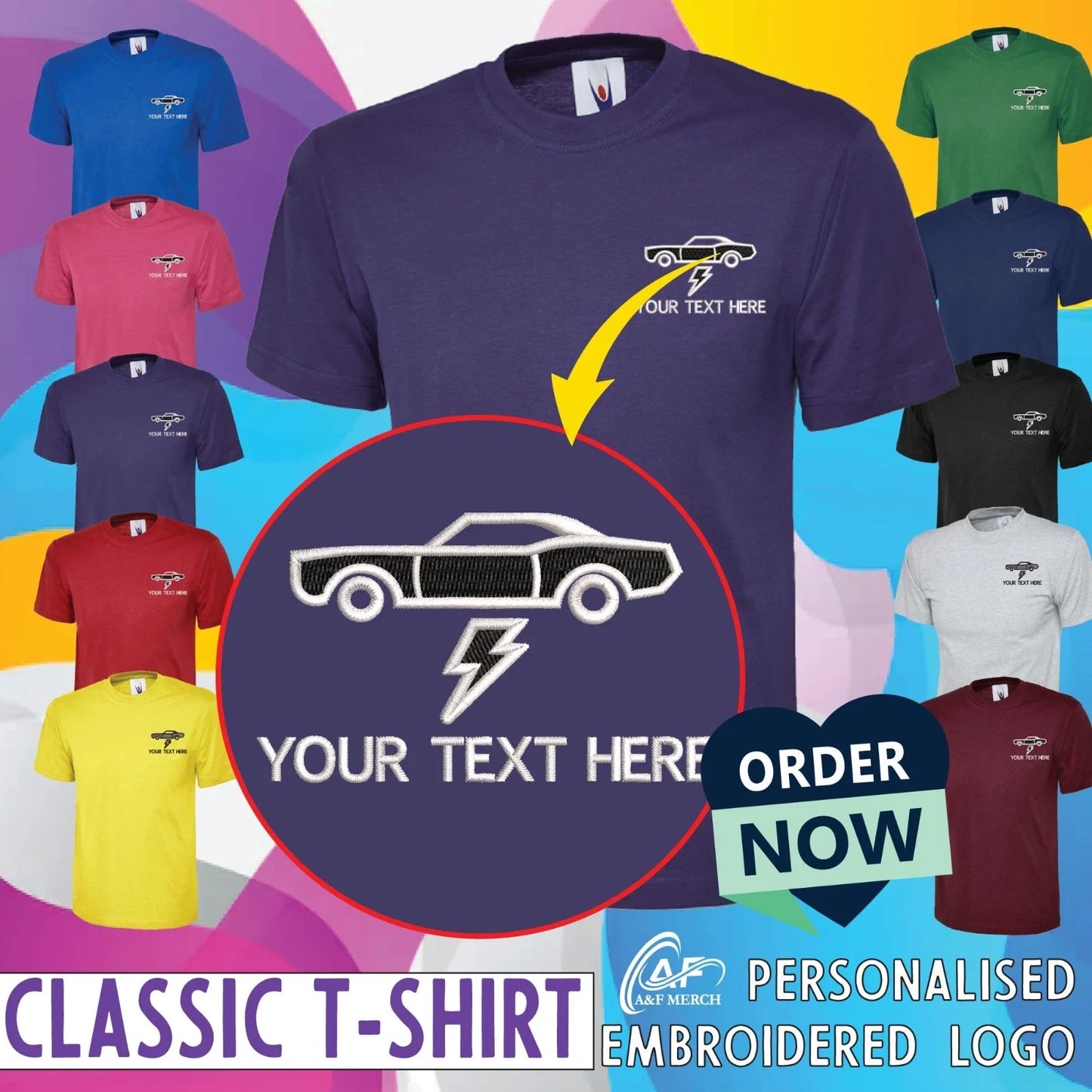 Personalised Embroidered Car Mechanic Crew Uniform T-Shirt Auto Repair Garage Unisex T-shirt, Sweatshirt, Hoodie, Long Sleeve Tee - T-Shirt, Sweatshirt, Hoodie