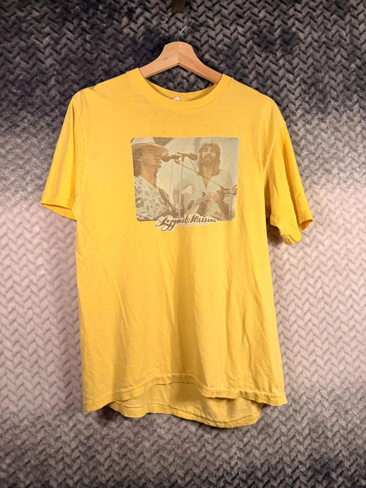 Loggins and Messina Tee 1975 Vintage Belton Tag Size L Unisex T-shirt, Sweatshirt, Hoodie, Long Sleeve Tee - T-Shirt, Sweatshirt, Hoodie